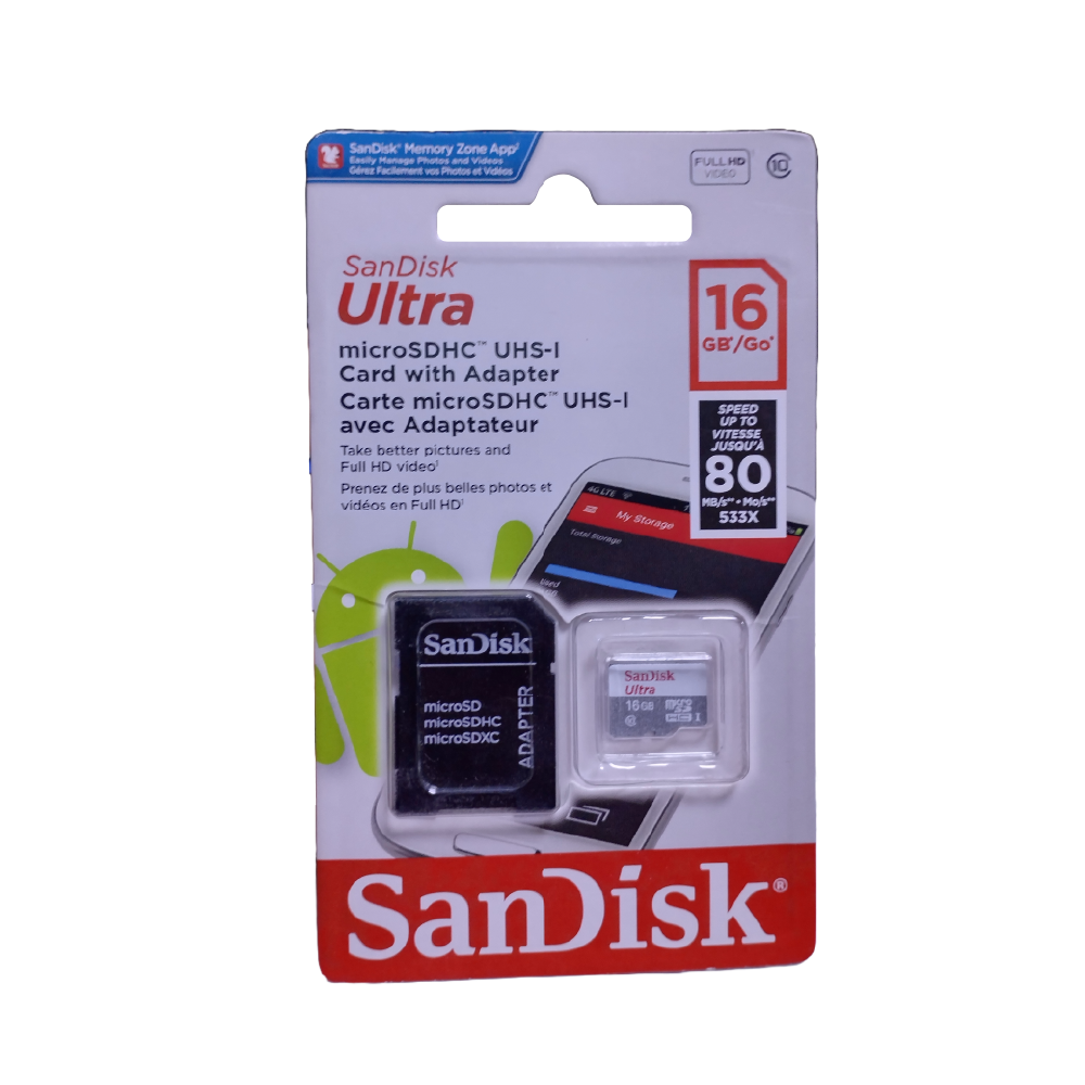 Tarjeta de memoria SanDisk Ultra 16GB